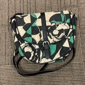 Vera Bradley green crossbody
